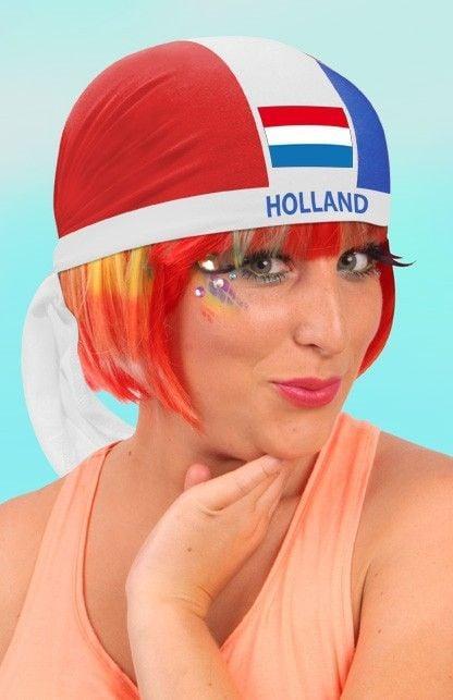 Bandana Holland rood/wit/blauw, Kleding | Dames, Carnavalskleding en Feestkleding, Nieuw, Ophalen of Verzenden