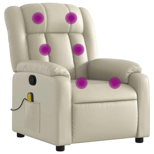 Massagestoel Creme - Verstelbaar | Retourdeal | 41% Korting!, Huis en Inrichting, Stoelen, Overige kleuren, Nieuw, Ophalen of Verzenden