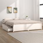 vidaXL Bedframe met lades wit 160x200 cm, Verzenden, Wit, 200 cm, 160 cm