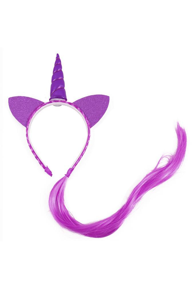 Eenhoorn Haarband Haar Paars Unicorn Diadeem Oortjes Paarse, Kleding | Dames, Carnavalskleding en Feestkleding, Accessoires, Nieuw