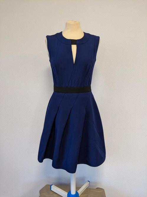 Elegant Navy Blue Dress by Atos Lombardini, Kleding | Dames, Jurken, Nieuw, Verzenden