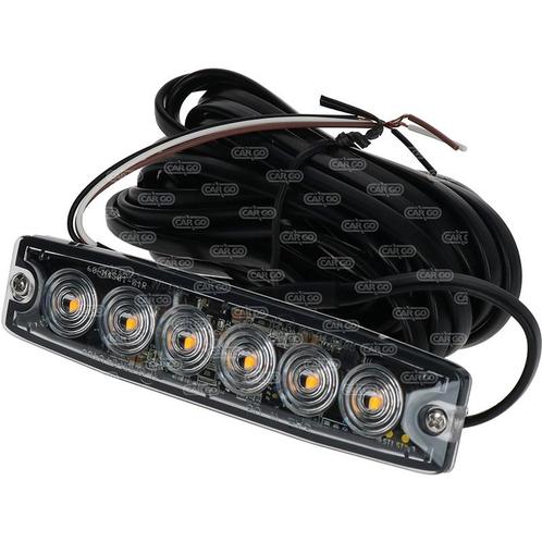LED Flitslamp Oranje 130 mm Goedkeuringen SAE J695/ECE-R10, Auto-onderdelen, Verlichting, Ophalen of Verzenden