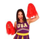 Pom-Pom Rood 80cm 2st, Hobby en Vrije tijd, Verzenden, Nieuw