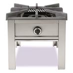 HCB Wokbrander - hokker - 10 kW - aardgas - RVS, Verzenden, Nieuw in verpakking, Overige typen