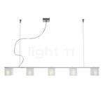 Fabbian Cubetto Hanglamp 5-lichts, wit - G10 (Hanglampen), Verzenden, Nieuw
