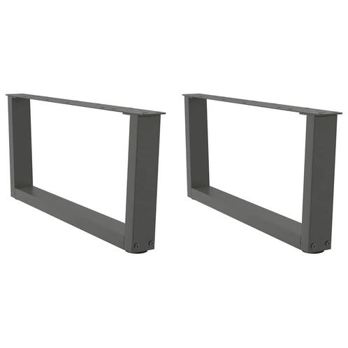 vidaXL Salontafelpoten 2 st V-vormig 70x(30-31,3) cm staal, Huis en Inrichting, Tafelonderdelen, Nieuw, Verzenden