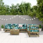 vidaXL 6-delige Loungeset met kussens geïmpregneerd, Tuin en Terras, Tuinsets en Loungesets, Verzenden, Nieuw, Loungeset