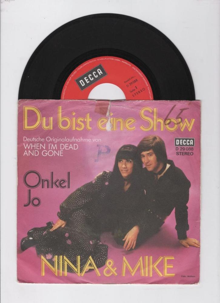 Nina & Mike – Du Bist Eine Show / Onkel Jo (1-7-Vinyl-..., Cd's en Dvd's, Vinyl Singles, Verzenden