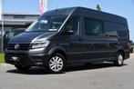 Volkswagen Crafter 35 2.0 TDI L5H3 DC Highline, Auto's, Automaat, Stof, Gebruikt, Euro 6
