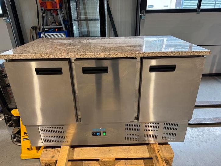 Polar koelwerkbank, 2024, marmeren blad, pizza, Zakelijke goederen, Horeca | Keukenapparatuur, Gebruikt, Koelen en Vriezen, Ophalen