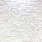Kwarts Wit Steenstrip Wandstrip Natuursteen 15x60 cm, Doe-het-zelf en Verbouw, Tegels, Nieuw, Overige materialen, Wandtegels, 20 tot 40 cm