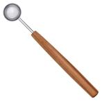 Triangle Sense Maatlepel - 2.5 ml - RVS met Pruimenhouten..., Huis en Inrichting, Keuken | Keukenbenodigdheden, Ophalen of Verzenden