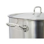 Korkmaz Gastro Proline RVS Soeppan XXL 33.5L – Grote Kookpan, Huis en Inrichting, Keuken | Potten en Pannen, Ophalen of Verzenden