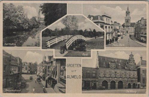 ALMELO - Meerluik Groeten uit Almelo, Verzamelen, Ansichtkaarten | Nederland, Verzenden