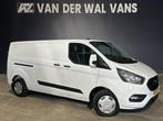 Ford Transit Custom 2.0 TDCI L2H1 Euro6 Airco | Apple Carpla, Stof, Gebruikt, Wit, Dealer onderhouden