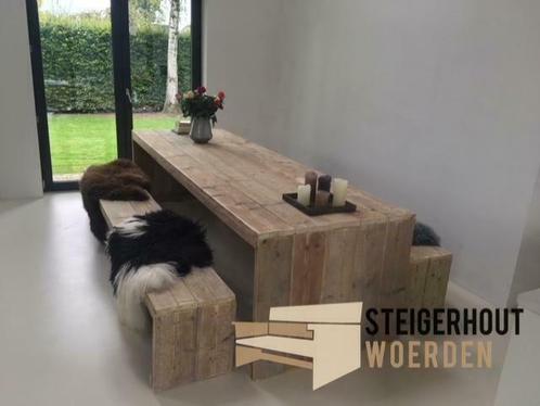 Steigerhout Eettafel voor Actie prijzen en gratis levering, Huis en Inrichting, Tafels | Eettafels, Nieuw, Overige houtsoorten