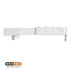 WENTEX® Pipe en Drape Telescoop ophangbuis 90 - 120 cm - wit, Verzenden, Nieuw