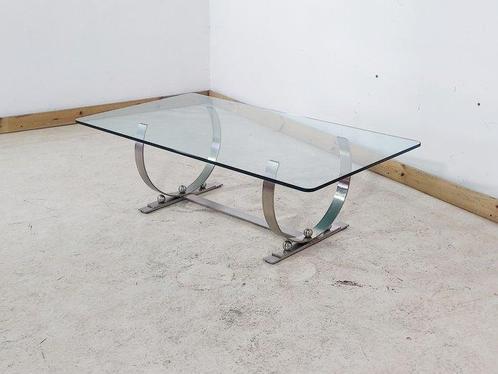 Middentafel - Glas, Staal, Huis en Inrichting, Overige Huis en Inrichting