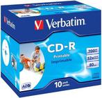 Verbatim CD-R 700 MB AZO Inkjet Printable in jewel case 1..., Verzenden, Nieuw