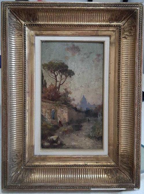 Hermann Corrodi (1844-1905), Toegeschreven aan - San Pietro, Antiek en Kunst, Kunst | Schilderijen | Klassiek