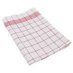 GGM Gastro | (200 stuks) Theedoek - 50 x 70 cm - Rood geruit, Huis en Inrichting, Keuken | Textiel, Verzenden, Nieuw, Rood, Theedoek of Handdoek