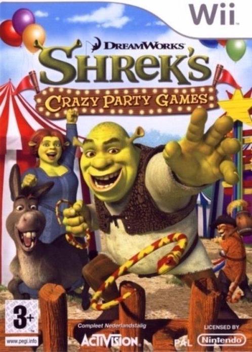 Shreks Crazy Party Games (Wii Games), Spelcomputers en Games, Games | Nintendo Wii, Zo goed als nieuw, Ophalen of Verzenden