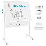 LIVSK Dubbelzijdig Magnetisch Whiteboard 120 x 90 cm - In ho, Huis en Inrichting, Verzenden, Nieuw