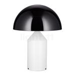 Oluce Atollo Tafellamp, zwart/wit - ø¸50 cm - model 233, Huis en Inrichting, Lampen | Tafellampen, Nieuw, Verzenden