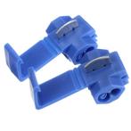 Kabelschoen aftakklem 10 stuks - Draad Connectors Blauw - 1,, Ophalen of Verzenden, Nieuw