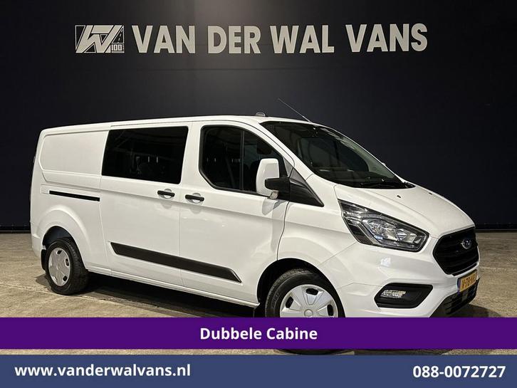 Ford Transit Custom | 2.0 TDCI 131pk L2H1 Dubbele Cabine, Auto's, Bestelauto's, Dealer onderhouden, Te koop, Handgeschakeld, Diesel