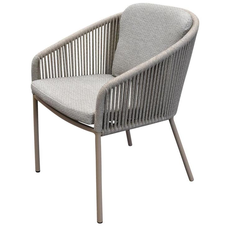 Brightling dining tuinstoel latte rope, Tuin en Terras, Tuinstoelen, Nieuw, Ophalen of Verzenden