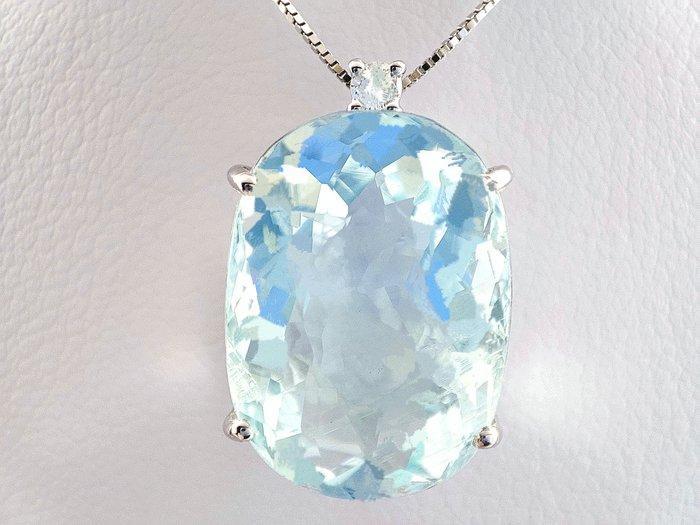 Zonder Minimumprijs - Ketting met hanger - 18 karaat Witgoud, Sieraden, Tassen en Uiterlijk, Antieke sieraden