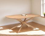 Eettafel Evi Deens ovaal eiken 240x110 cm - Naturel, Huis en Inrichting, Tafels | Eettafels, Ophalen of Verzenden, Nieuw