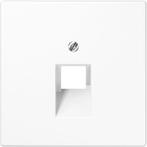 JUNG LS990 Afdekplaat 1xRJ45/RJ11 Alpine wit LS969-1UAWW, Doe-het-zelf en Verbouw, Elektra en Kabels, Ophalen of Verzenden, Nieuw