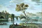 Francesco Guardi (1712-1793), Navolger van - Veduta of and
