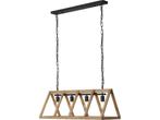BRILLIANT Matrix Nature - Hanglamp 4 lichts - Antiek Hout -, Verzenden, Nieuw