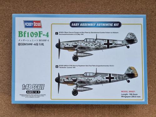 HobbyBoss 81749 Bf109F-4 1:48, Hobby en Vrije tijd, Modelbouw | Vliegtuigen en Helikopters, Verzenden