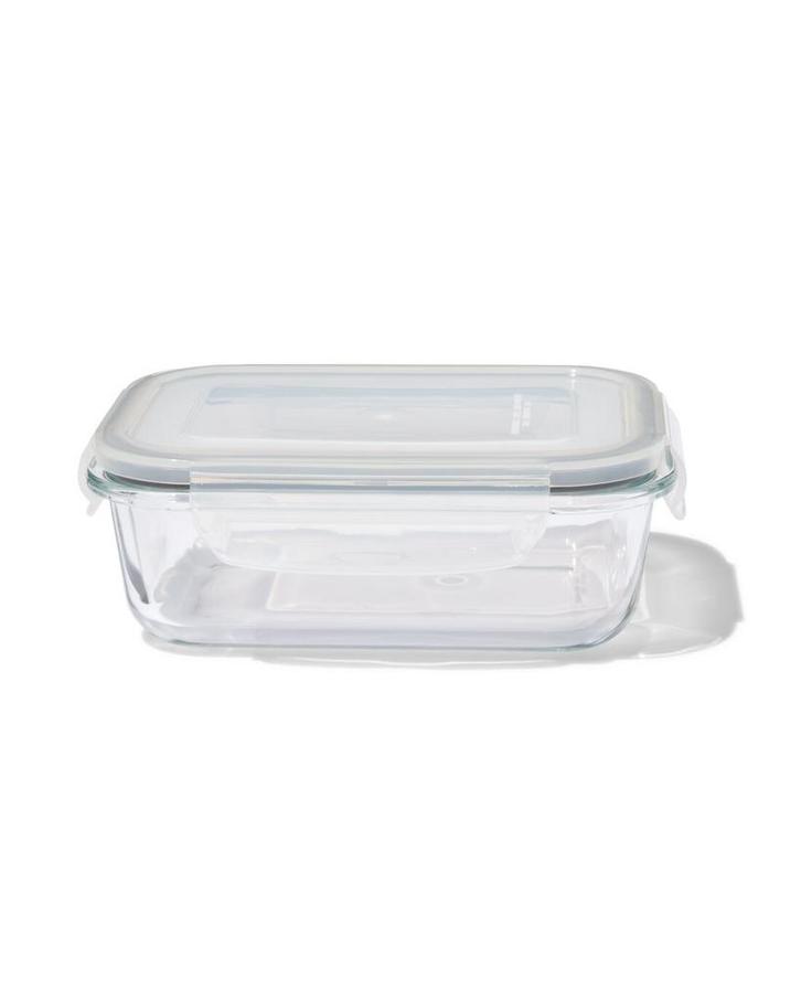 HEMA Glazen clipdoos 0.7L van €5.49 voor €3 sale, Huis en Inrichting, Keuken | Keukenbenodigdheden, Nieuw, Verzenden