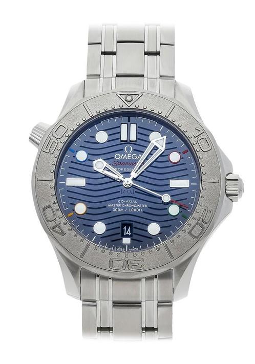 Omega Seamaster Diver 522.30.42.20.03.001 uit 2024, Sieraden, Tassen en Uiterlijk, Horloges | Heren, Polshorloge, Gebruikt, Omega