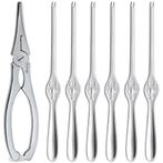 Triangle Luxe Kreeftenset – 7-delig – RVS – Solingen, Ophalen of Verzenden, Nieuw, Rvs of Chroom, Bestekset