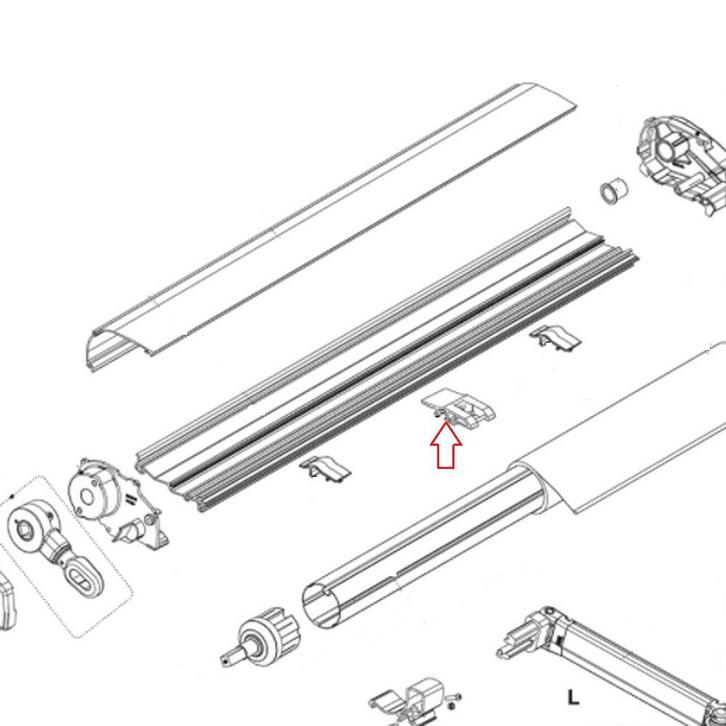 Fiamma F80S Rafter kit, Caravans en Kamperen, Voortenten en Luifels, Ophalen of Verzenden