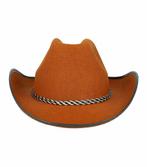 Cowboyhoed Vilt Bruin, Verzenden, Nieuw