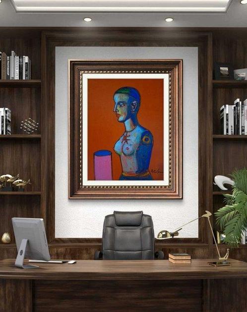 Antonio Sciacca (1957) - Madonna lignea modello XVII e XVIII, Antiek en Kunst, Kunst | Schilderijen | Klassiek
