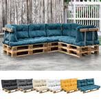 Rugkussen voor palletbank 60x40x20/10 cm turquoise, Verzenden, Nieuw