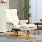 TRUUSK Relaxstoel Met Voetenbank, Opbergruimte, Gevoerde TV-, Huis en Inrichting, Fauteuils, Verzenden, Nieuw
