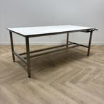 Tweedehands Ergo Swiss  Zit-sta werkbank, 200x100 cm, Huis en Inrichting, Ophalen of Verzenden, Gebruikt