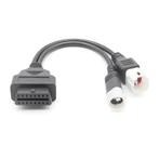 Yamaha 3+4-pins naar 16-pins OBD2 Verloopkabel – Motorfiets, Verzenden, Nieuw