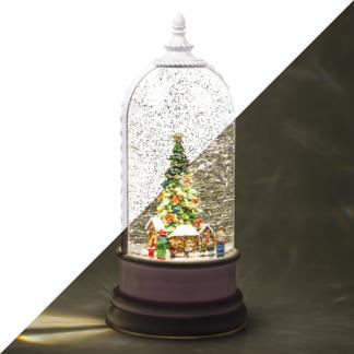 Kerstlantaarn met kerstmarkt | Konstsmide | 27.2 cm, Diversen, Kerst, Nieuw, Verzenden
