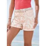 Lascana Jeansshort met paisley-print, bermudas om op, Kleding | Dames, Spijkerbroeken en Jeans, Verzenden, Nieuw