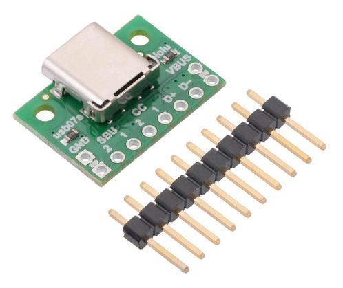 USB 2.0 Type-C Connector Breakout- board, Hobby en Vrije tijd, Elektronica-componenten, Verzenden